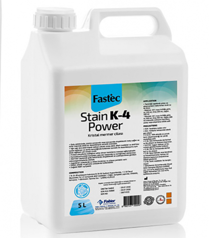 FASTEC STAIN K-4  KRİSTAL MERMER CİLASI 