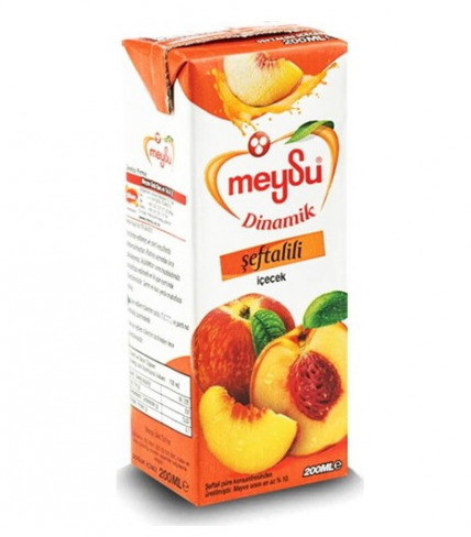 MEYSU DİNAMİK ŞEFTALİ MEYVELİ 200 ml